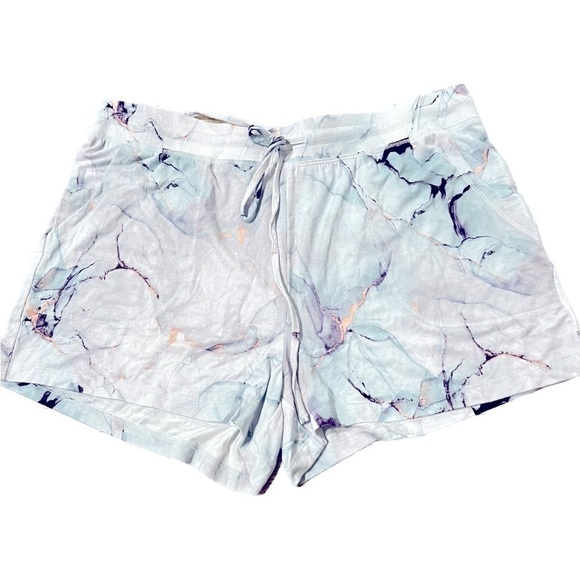 New ALFANI Super-Soft Essential Pajama Shorts XL Marble dusty, women’s short - Picture 3 of 6